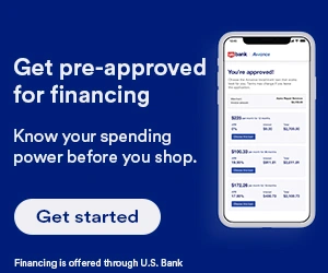 Get pre-approved for financing — know your spending power before you shop